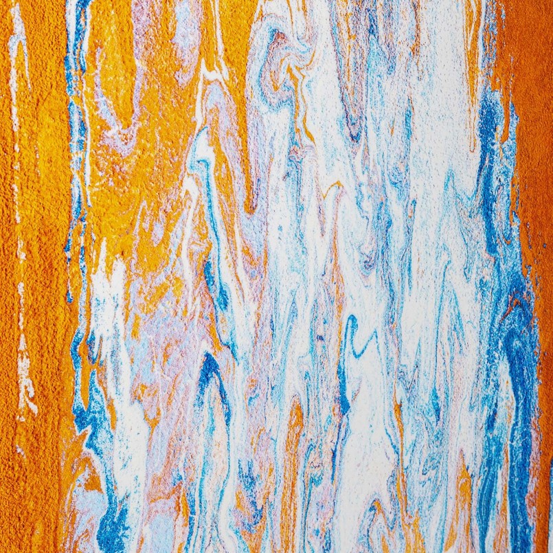 Abstract orange framed picture - Artistas - Kare Design