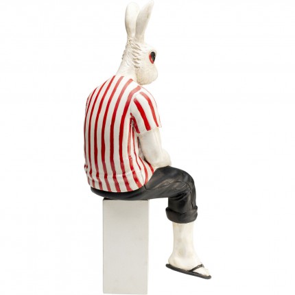 Woonaccessoires konijn wit en rood Kare Design