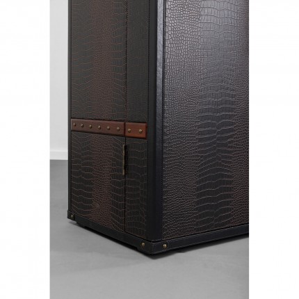 Trunk Bar Globetrotter croco 114cm Kare Design