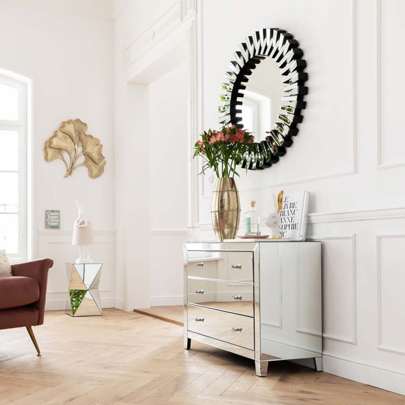 Elegant mirror chest of drawers - Luxury - Kare Design