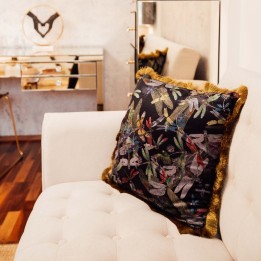 Dragonfly cushion black - Tropical Garden - Kare Design