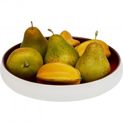 Plate Deep Colorino red Ø21cm (4/set) Kare Design