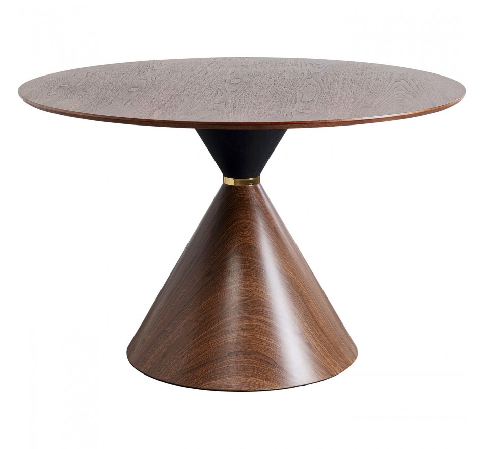 Table Cono Ø120cm walnut Kare Design