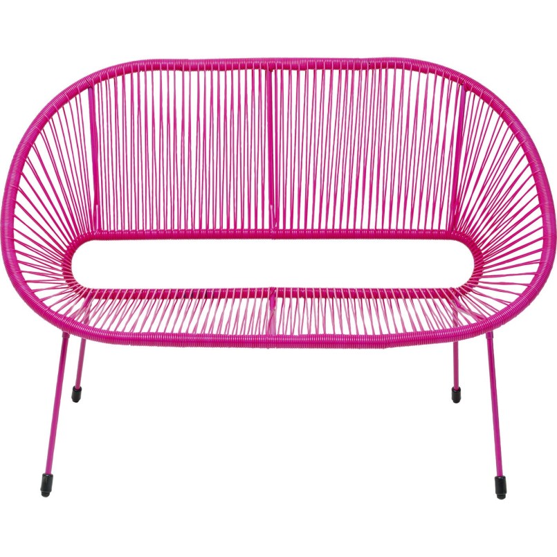 Pink garden bench - Acapulco Mono - Kare Design