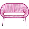 Pink garden bench - Acapulco Mono - Kare Design