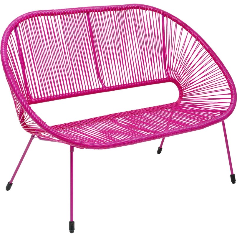 Pink garden bench - Acapulco Mono - Kare Design