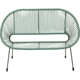 Green garden bench - Acapulco Mono - Kare Design