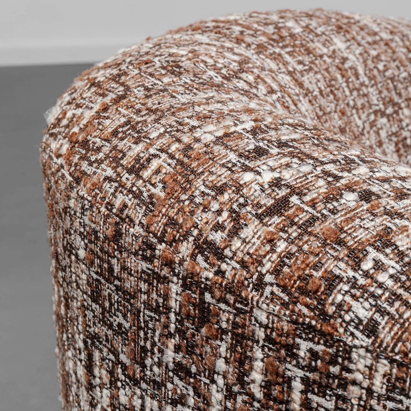 Brown and white woven sofa - Livia - Kare Design