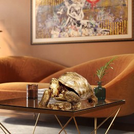 Golden turtle decoration - Kare Design