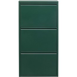 Schoenenkast Caruso groen 3 laden Kare Design