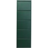 Schoenenkast Caruso groen 5 laden Kare Design