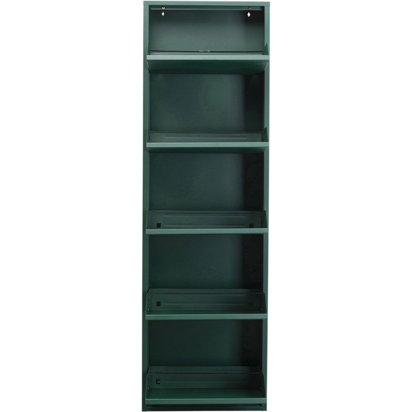 Schoenenkast Caruso groen 5 laden Kare Design