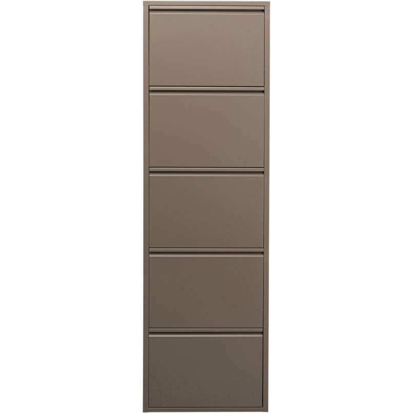 Schoenenkast Caruso taupe 5 laden Kare Design