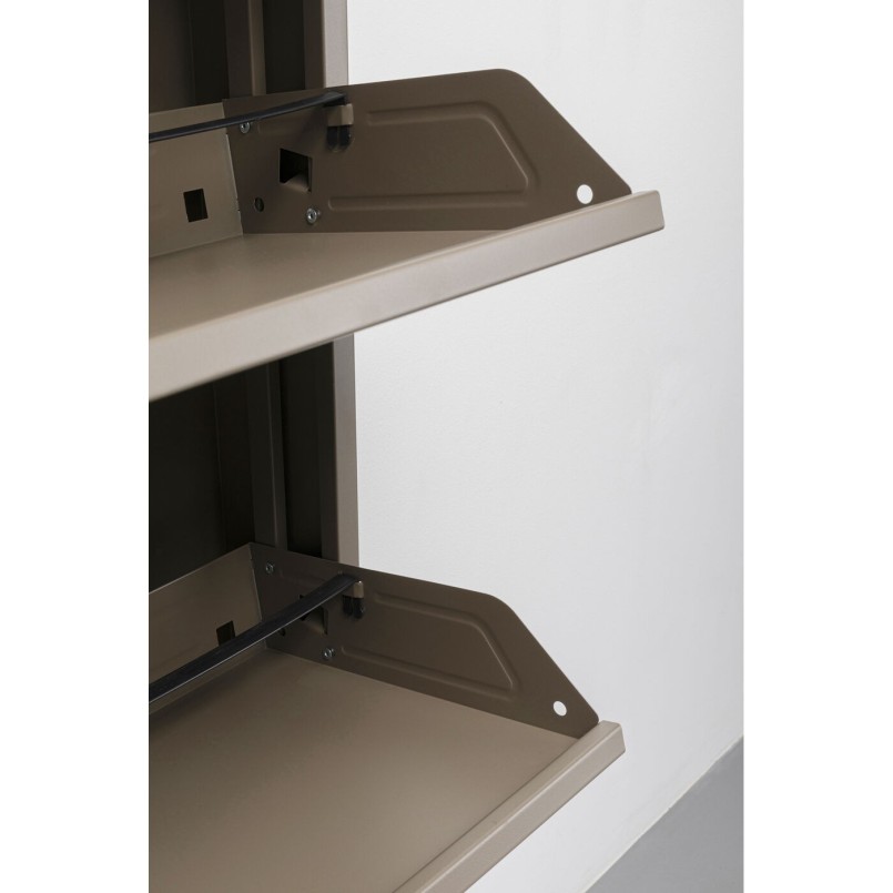 Schoenenkast Caruso taupe 5 laden Kare Design