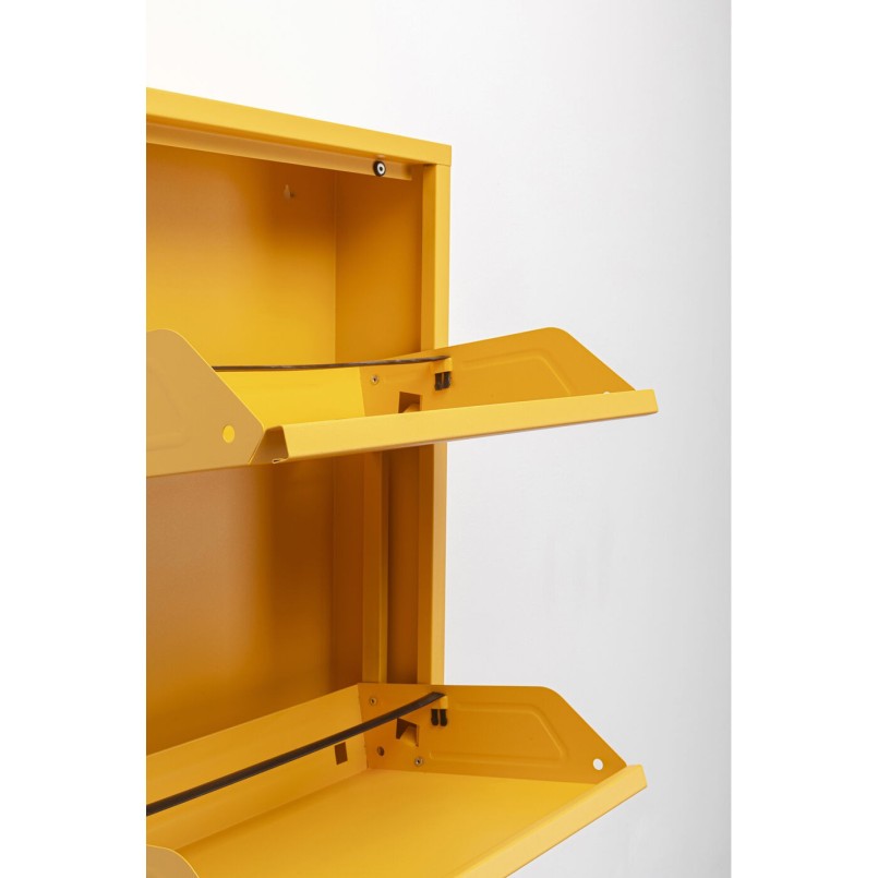 Yellow shoe rack - Caruso - Kare Design