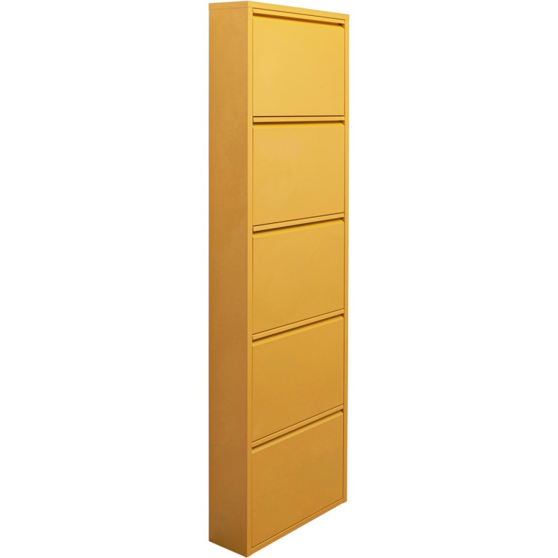 Yellow shoe rack - Caruso - Kare Design