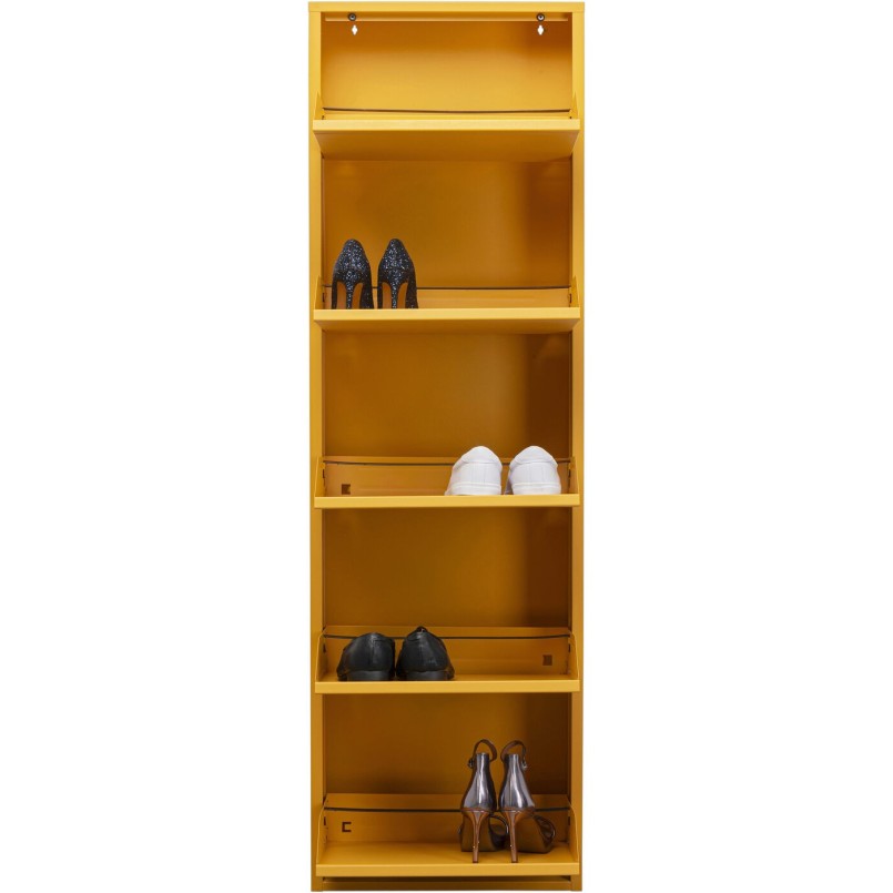 Yellow shoe rack - Caruso - Kare Design