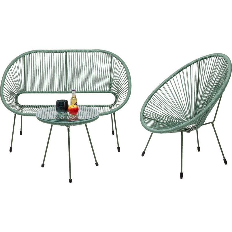 Green garden armchair - Acapulco Mono - Kare Design