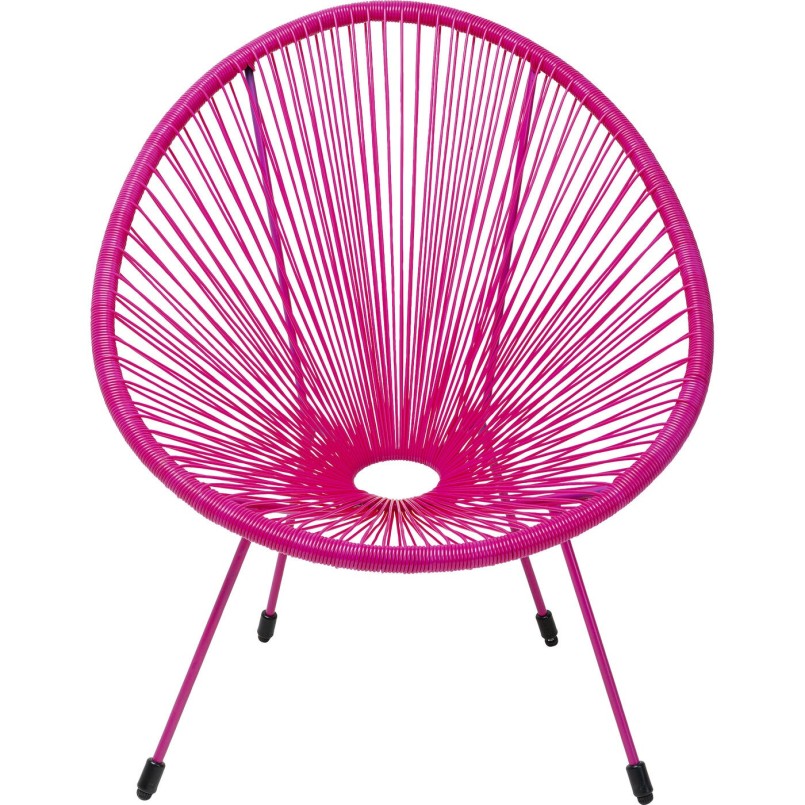Roze tuinstoel - Acapulco Mono - Kare Design