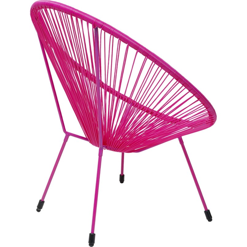 Roze tuinstoel - Acapulco Mono - Kare Design