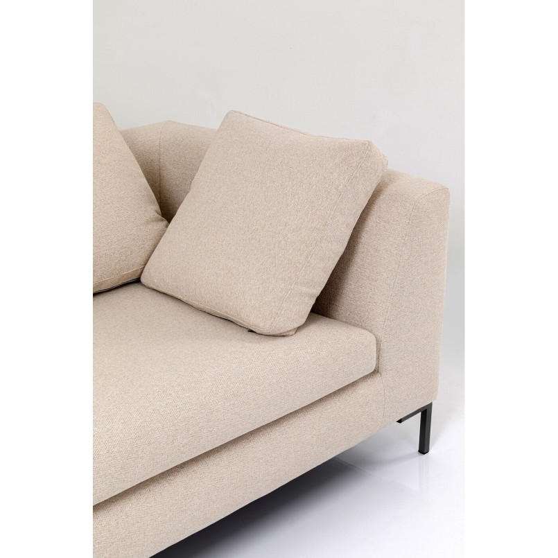 Beige contemporary corner sofa - Gianni - Kare Design