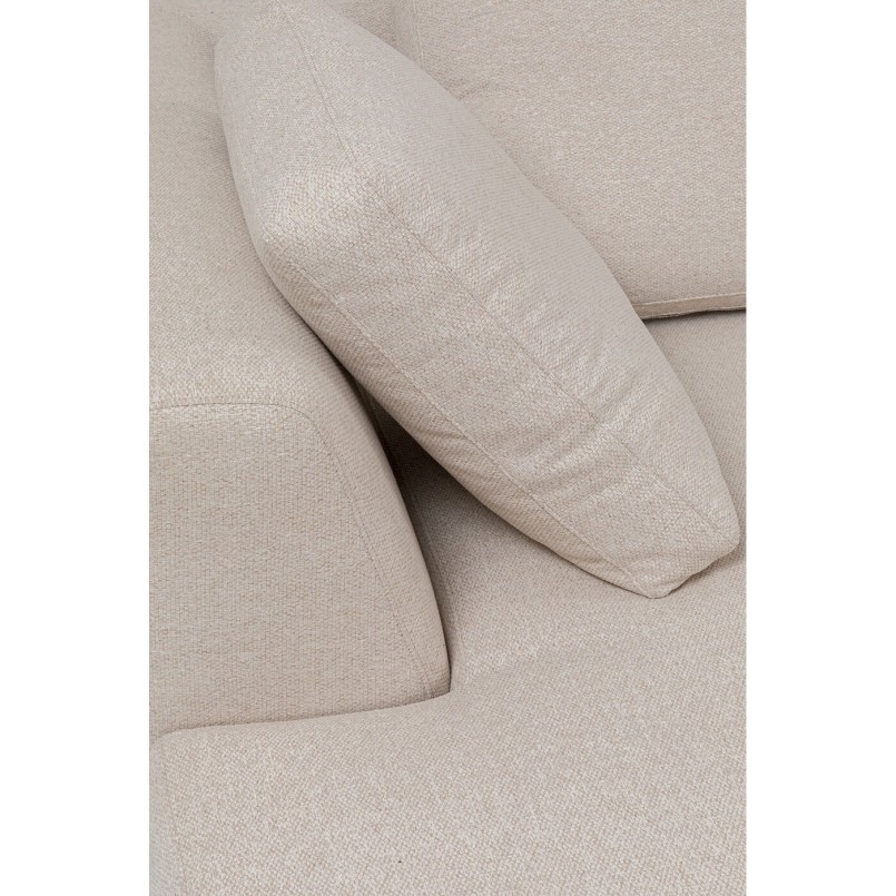 Beige contemporary corner sofa - Gianni - Kare Design