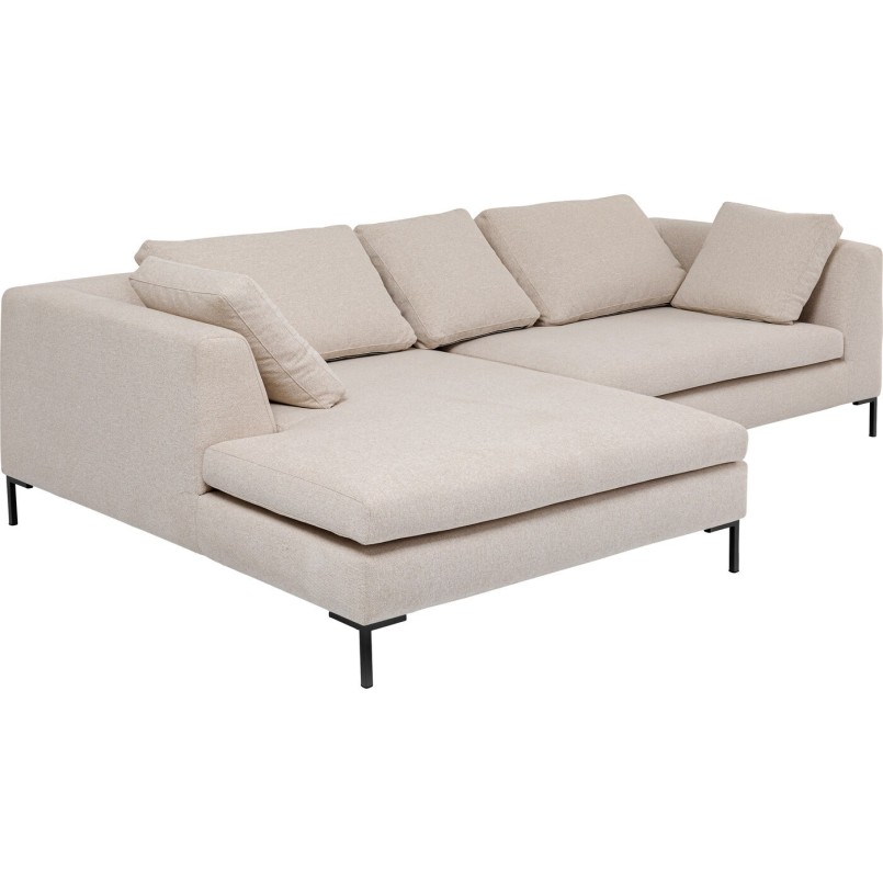 Beige eigentijdse hoekbank - Gianni - Kare Design