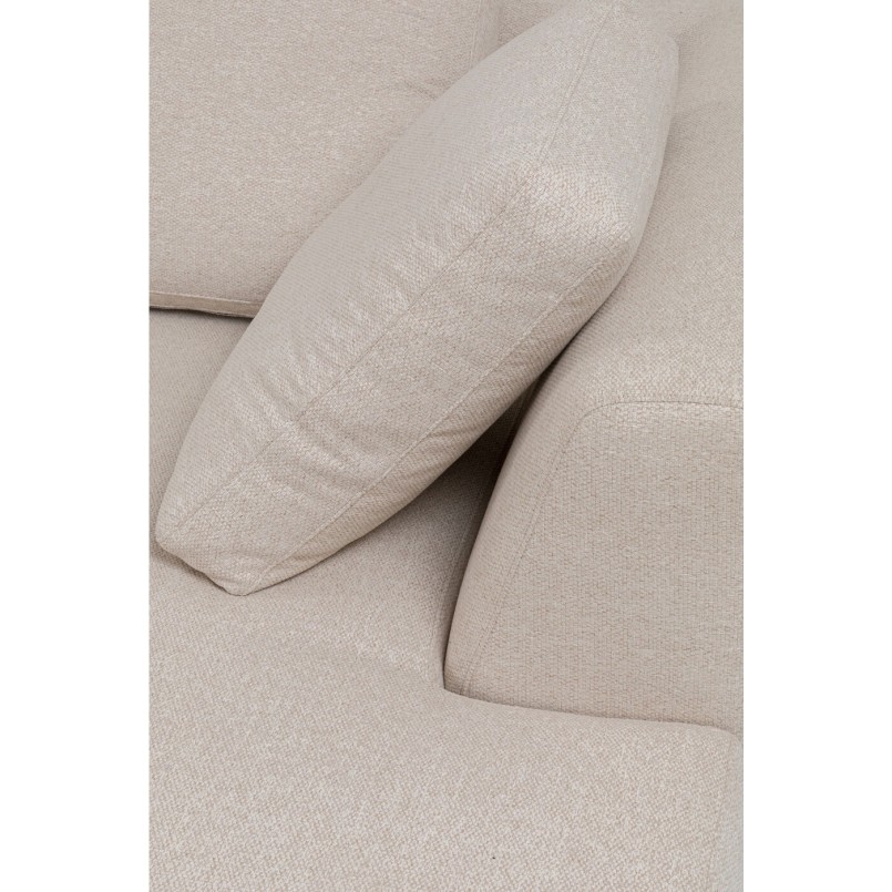 Beige contemporary corner sofa - Gianni - Kare Design