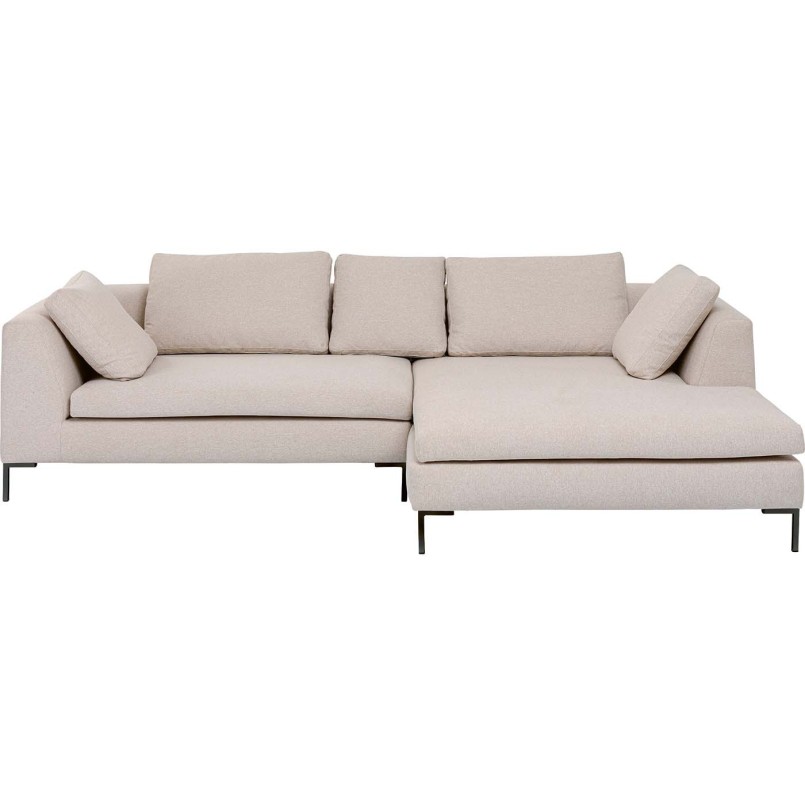 Beige contemporary corner sofa - Gianni - Kare Design