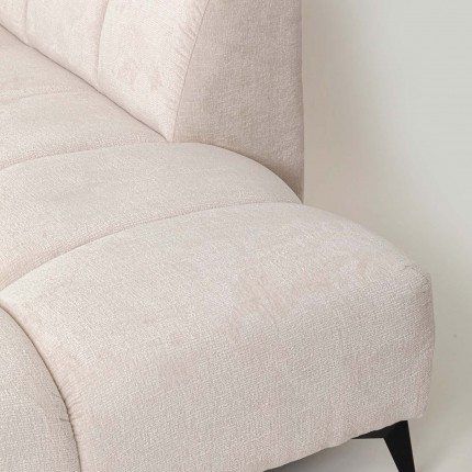 Corner Sofa Nia right velvet cream Kare Design Corner Sofa Nia right velvet cream Kare Design
