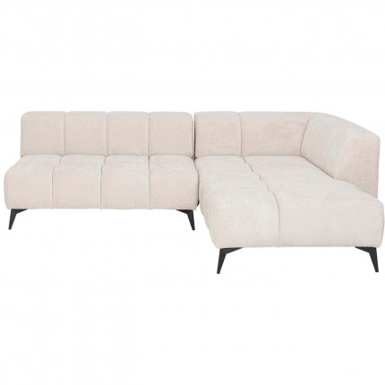 Corner Sofa Nia right velvet cream Kare Design Corner Sofa Nia right velvet cream Kare Design