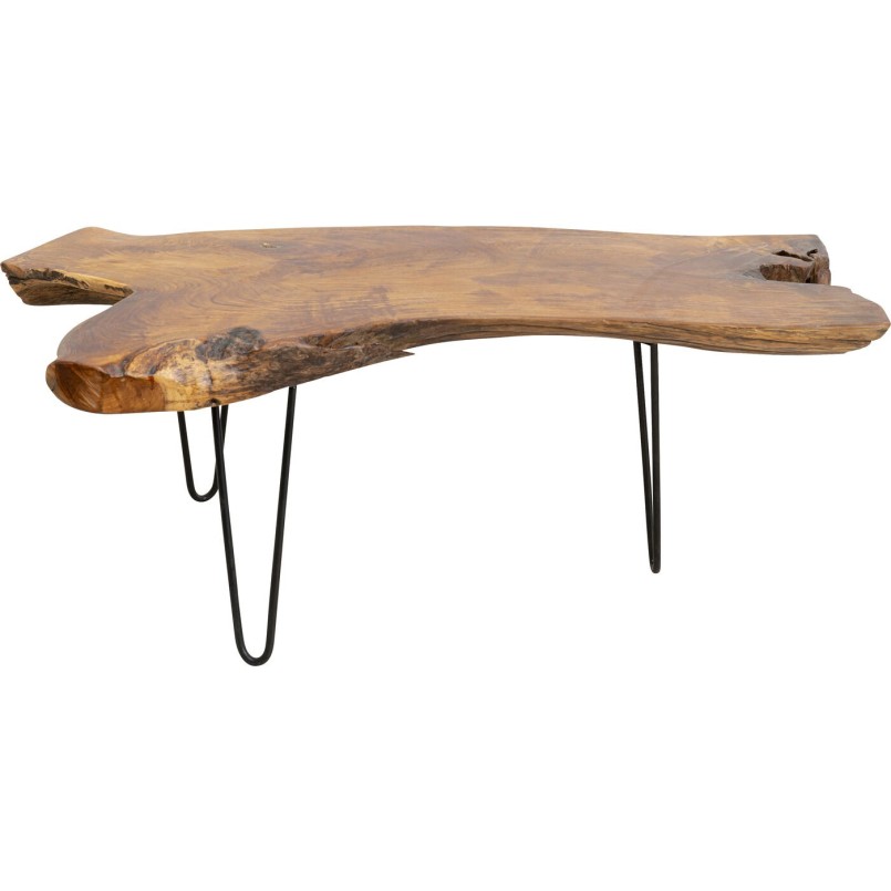 Design coffee table in untreated wood - Aspen - Kare Design