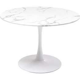 Ronde tafel in mineraalmarmer - Veneto - Kare Design