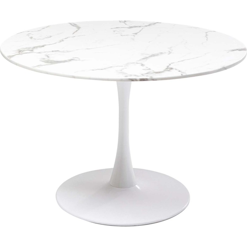 Round table in mineral marble - Veneto - Kare Design