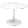 Round table in mineral marble - Veneto - Kare Design
