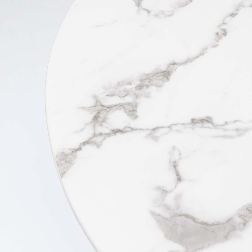 Round table in mineral marble - Veneto - Kare Design