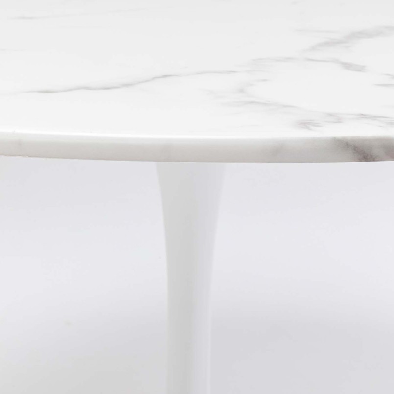 Round table in mineral marble - Veneto - Kare Design
