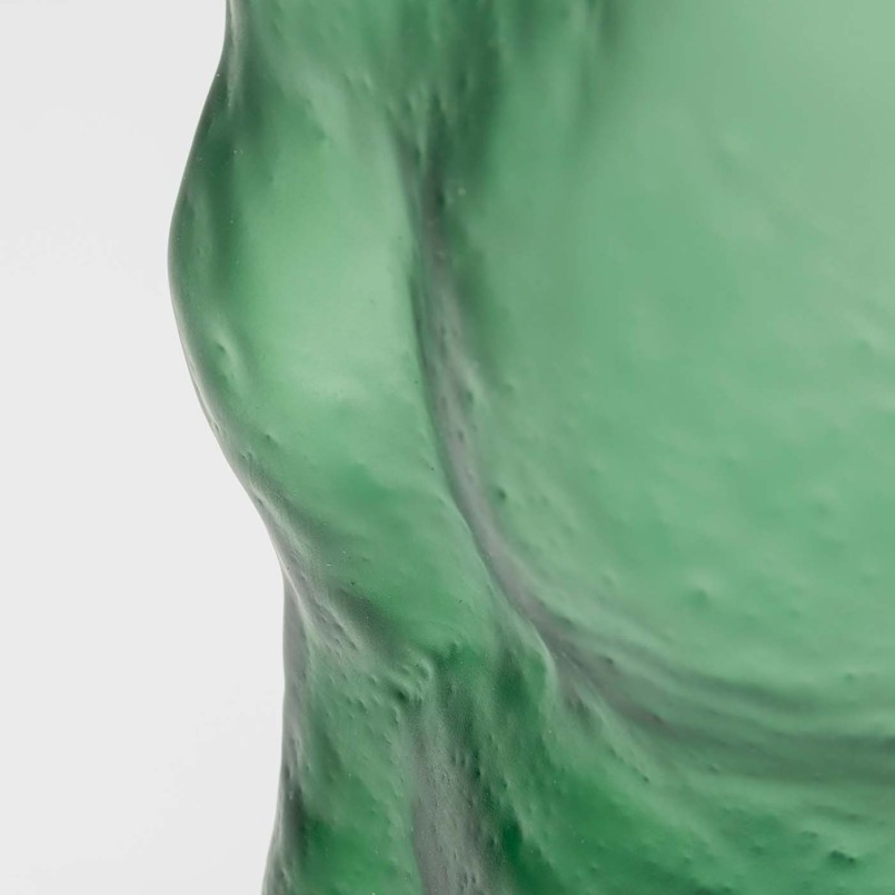 Green glass vase - Enrique - Kare Design