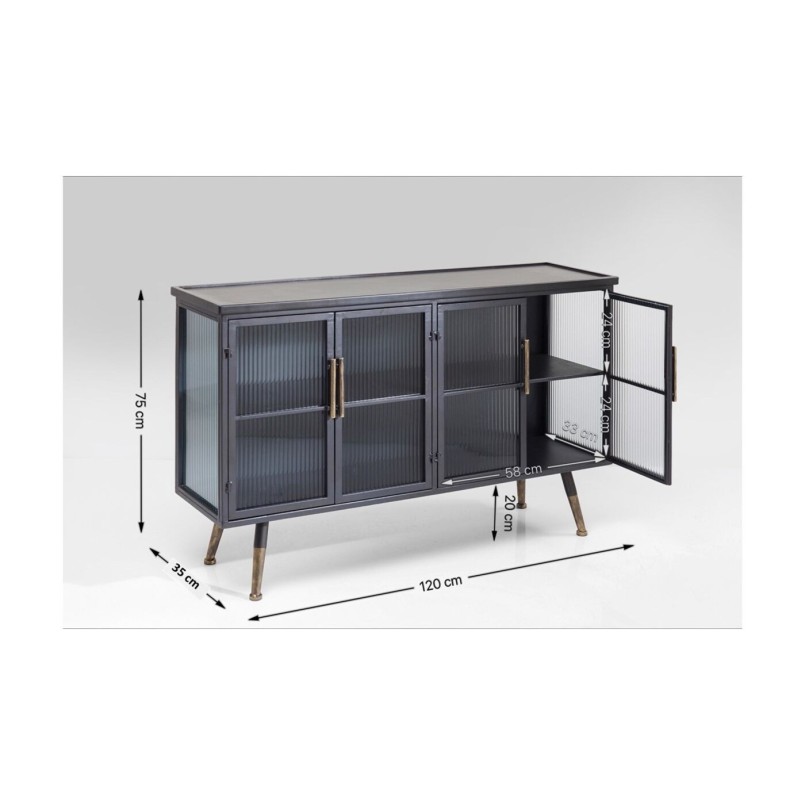 Industrial steel sideboard - La Gomera - Kare Design