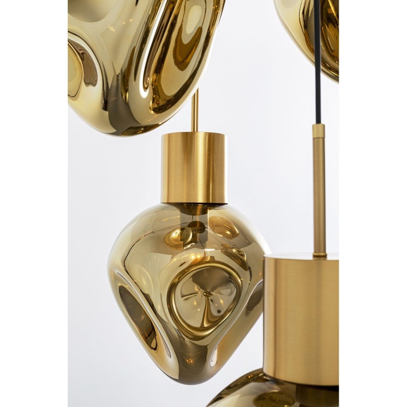Gouden glazen hanglamp - Supernova - Kare Design