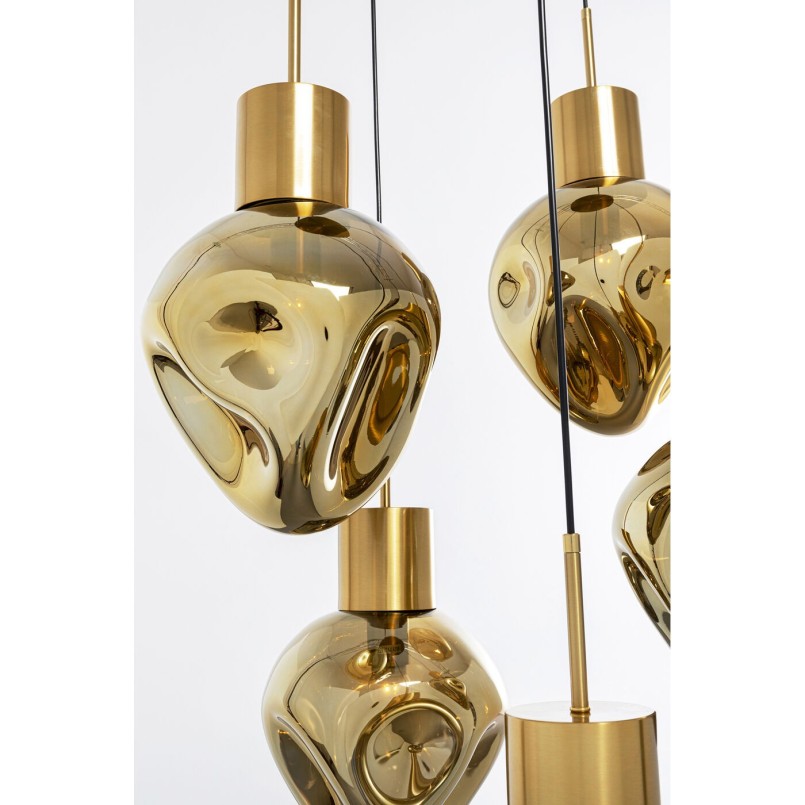 Golden glass suspension - Supernova - Kare Design