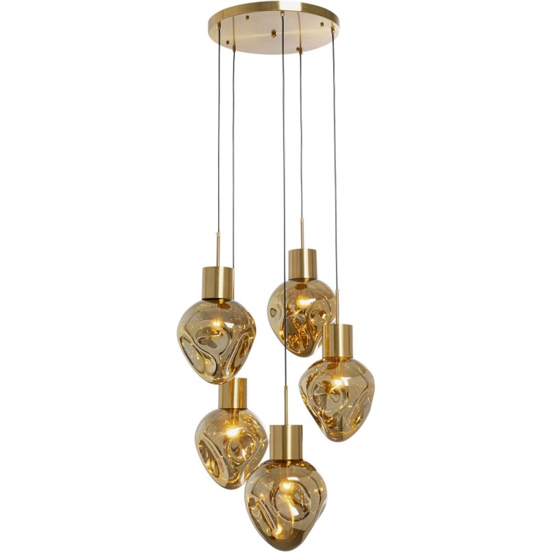 Golden glass suspension - Supernova - Kare Design