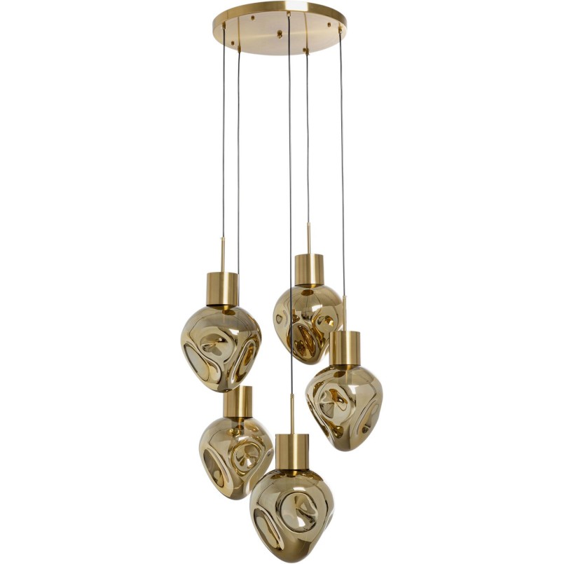 Golden glass suspension - Supernova - Kare Design