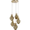 Gouden glazen hanglamp - Supernova - Kare Design
