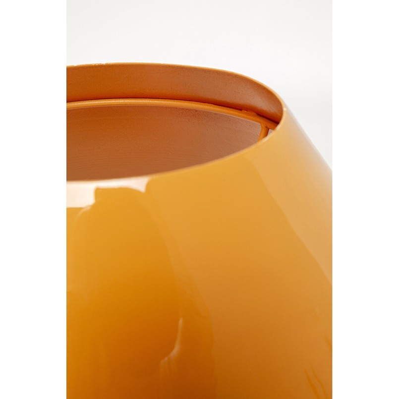 Lampe à poser Cloudy rond orange 49cm