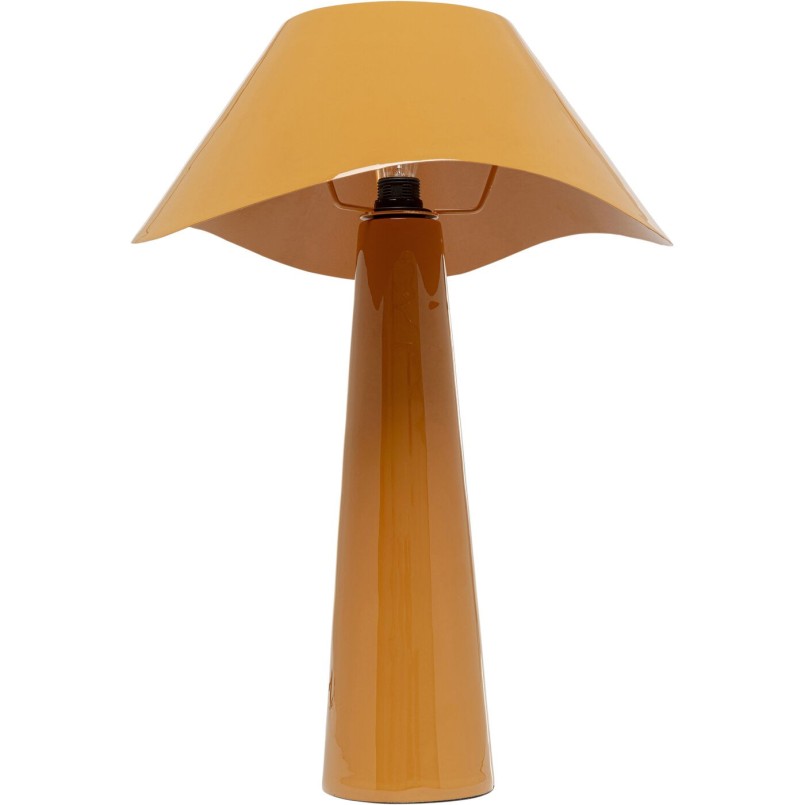 Lampe à poser Cloudy rond orange 49cm