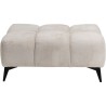 Cream velvet footrest - Nia - Kare Design