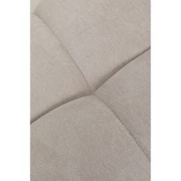 Voetsteun van crèmekleurig fluweel - Nia - Kare Design