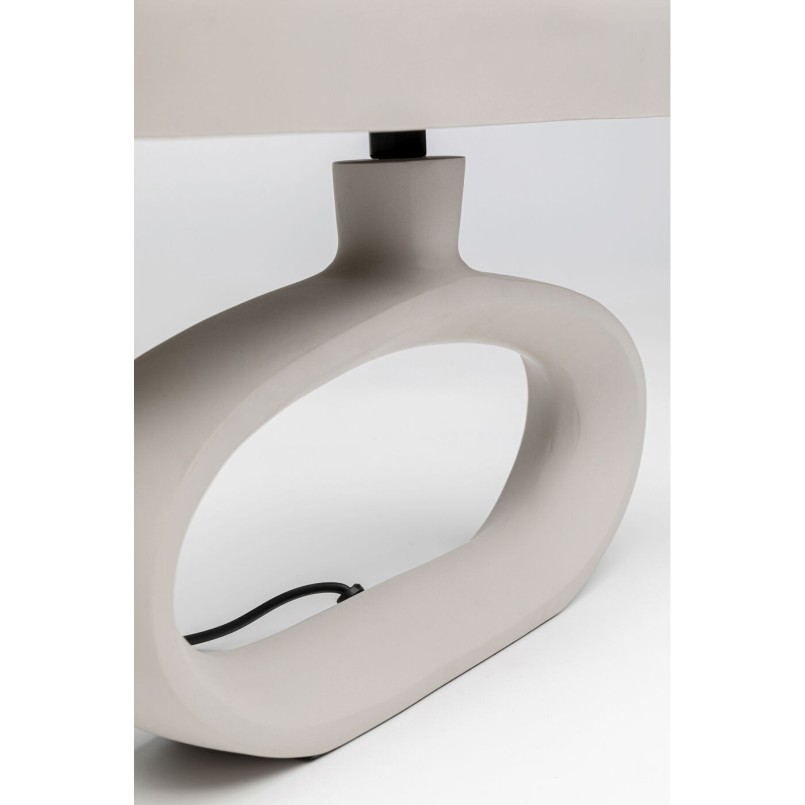 Lampe à poser Suki beige 26cm