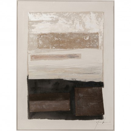 Canvas Picture Lontano 90x120cm beige Kare Design